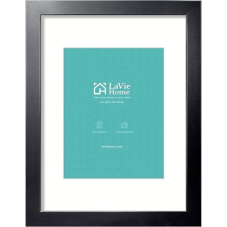 LaVie Home Black Picture Frame Set