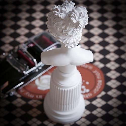 Miniatura 5 de Estatua de busto de diosa clásica decoración de mesa, mitología griega y romana, réplica de escultura de resina para interiores para el hogar y la