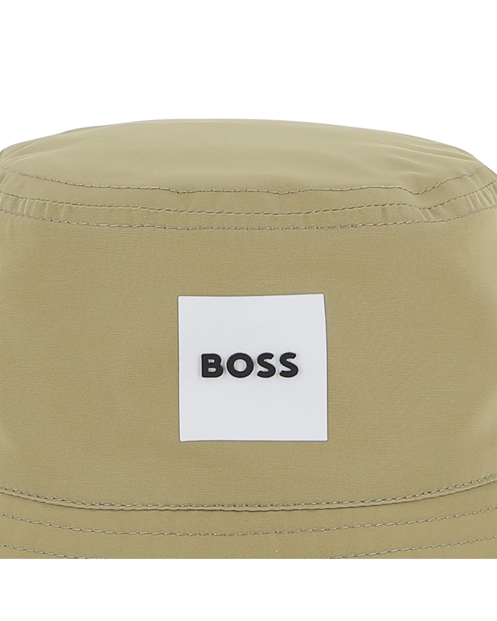 Boss Gorro Reversible para bebé, Gris, 50