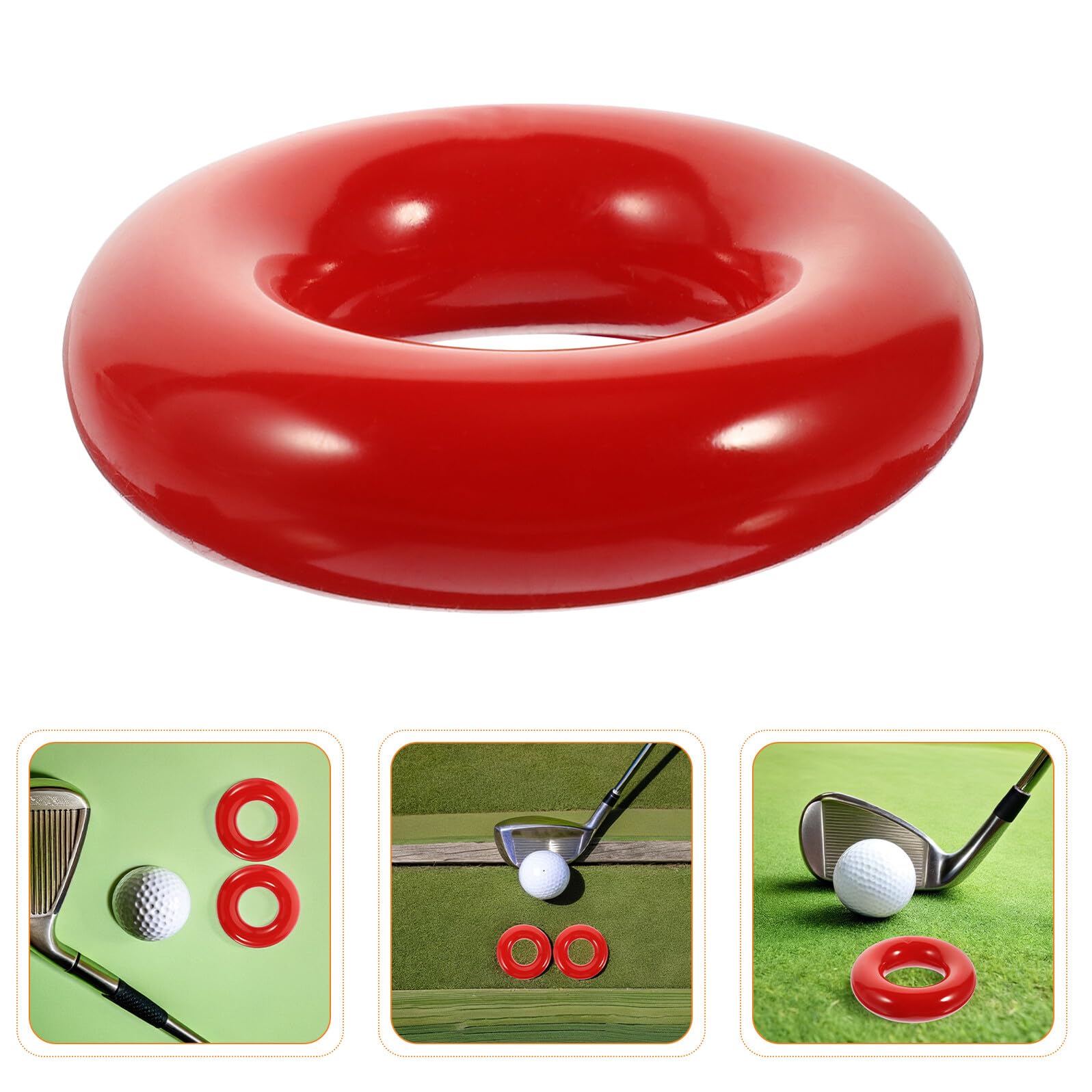 ULTECHNOVO 4 Piezas Anillos de Peso para Golf Diseño Compacto y Portátil para Entrenamiento de Swing Anillos Redondos Compatibles con Palos de Hierro Accesorio para Mejorar Fuerza y Control