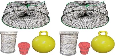 2-Pack of KUFA Sports Tower Style Prawn trap with Prawn trap accessory Combo (CT77+PAM5) x2