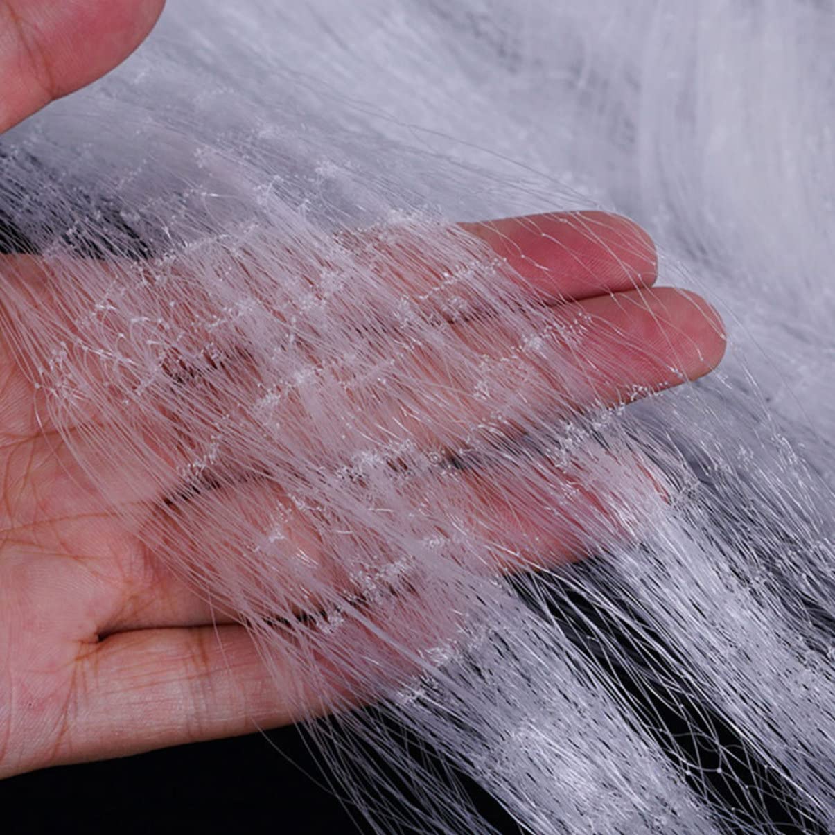 TOYANDONA Épuisette De Rétractable Sections Filet De à Usure