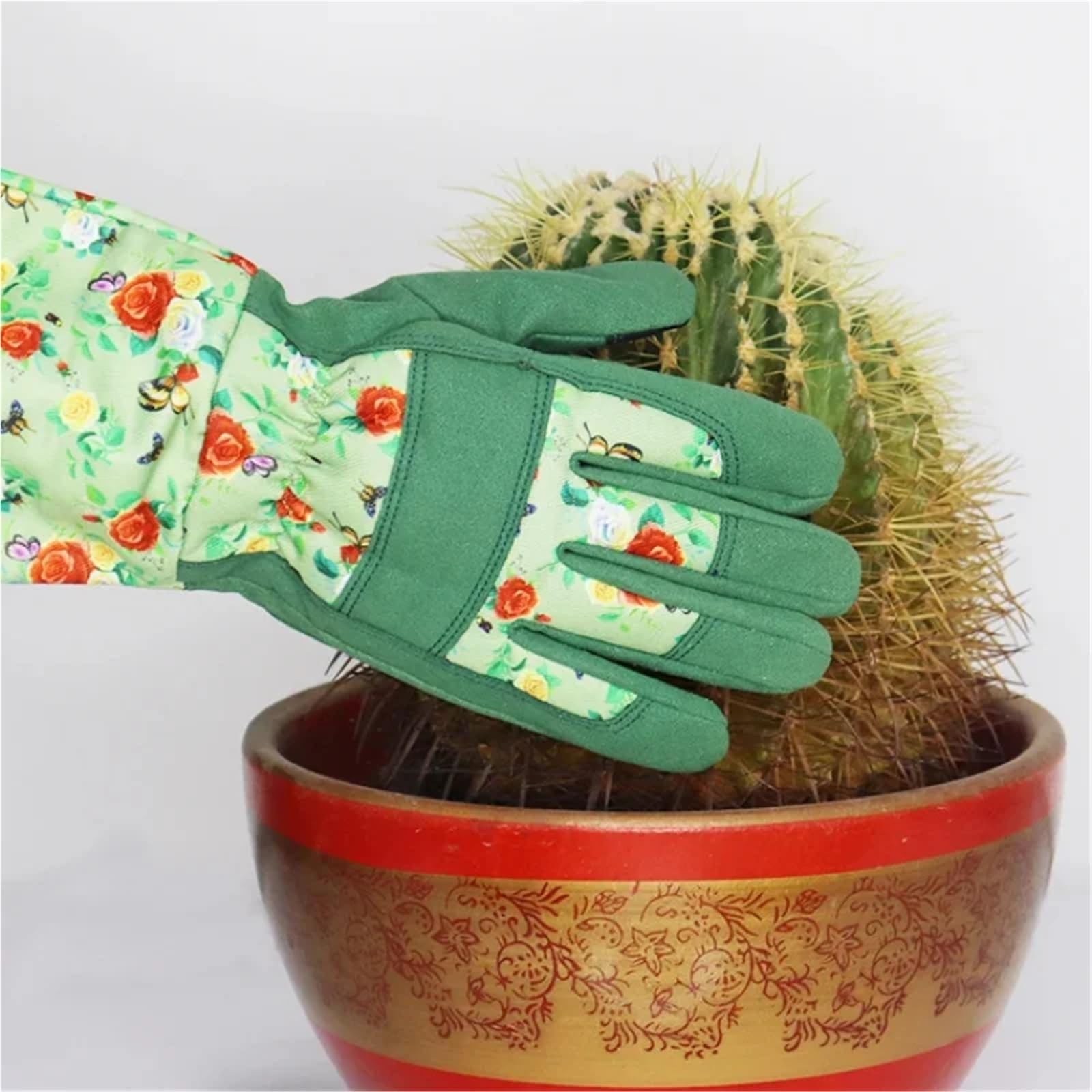 Générique Gants de travail en cuir imperméables à manchette longue