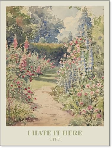 Miniatura 9 de Jefuzh Arte de pared de paisaje de naturaleza otoñal, póster de paisaje de árbol de bosque de otoño, hojas de arce retro, pintura al óleo, Vintage