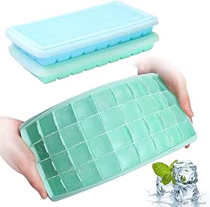 TrueZoo Snowflake Silicone Ice Cube Tray, Flexible Ice Mold For Whiskey, Cocktails, Jello Shots, Chocolates, Desserts, Crafts, Frozen Treats, Kitchen & Home Bar Gifts, Set Of 1, Blue - View #4