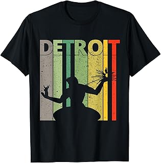 Vintage Spirit of Detroit Retro Detroit T-Shirt