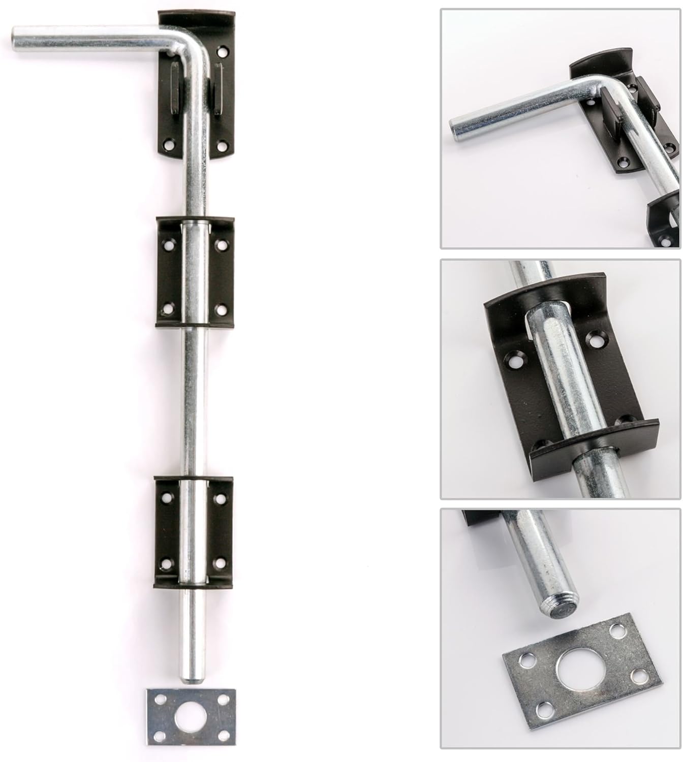 fence gate ground lock