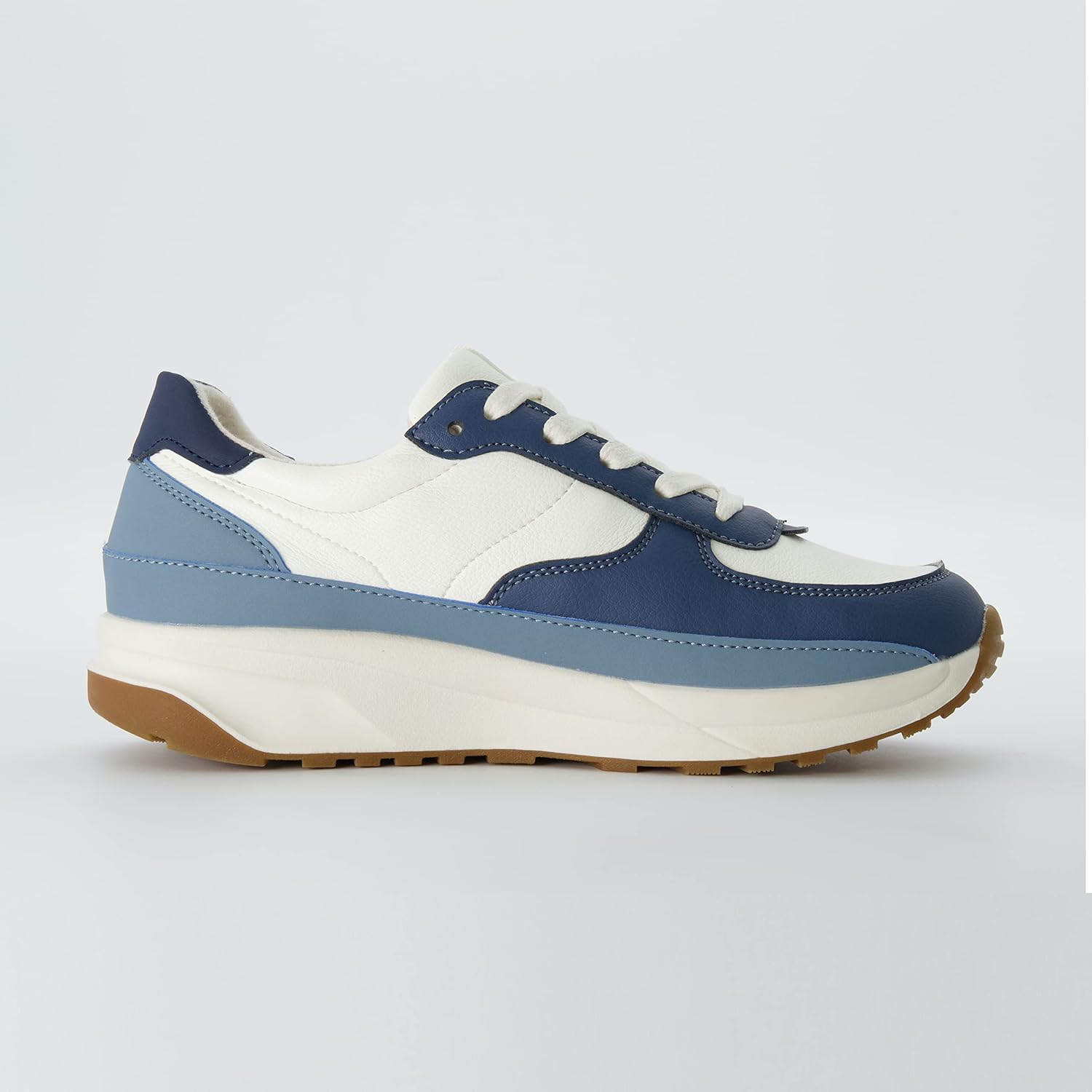 CUSHIONAIRE Women's Score lace up Sneaker +Comfort Foam, Wide Widths Available - Image 4