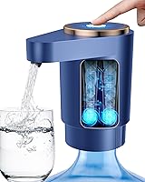 Vista 10 de Bomba de botella de agua, dispensador de agua eléctrico portátil para botellas de 5 galones, carga USB, interruptor automático, batería recargable