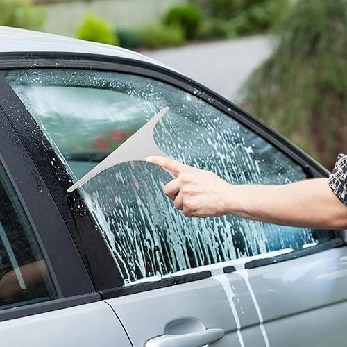 Miniatura 3 de GLEAVI Escobilla de goma de espuma de agua para azulejos de vidrio, limpiador de azulejos, limpiador de azulejos, limpiador de baldosas, limpiador