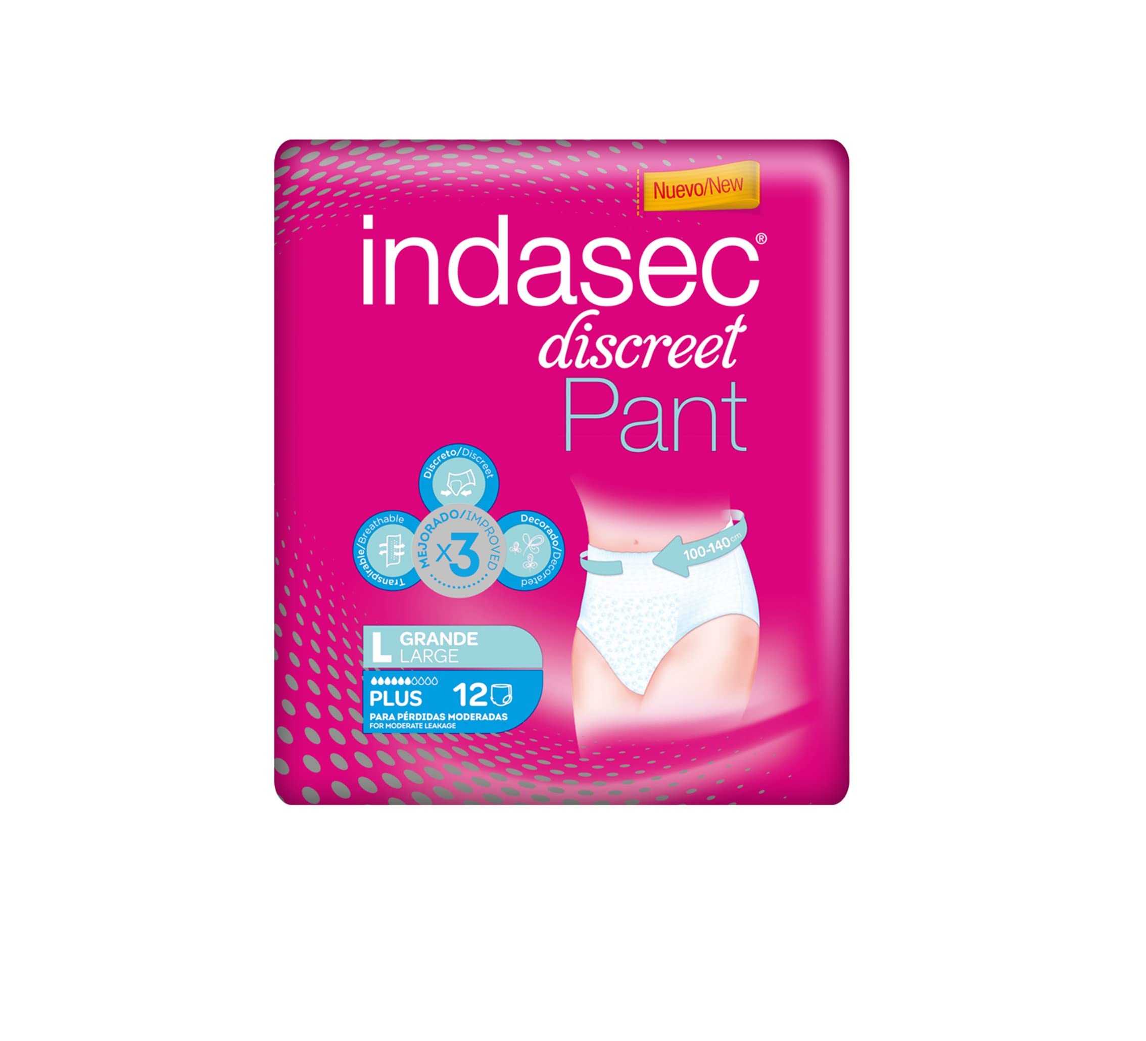 Indasec – Absorbent Underwear Plus Large