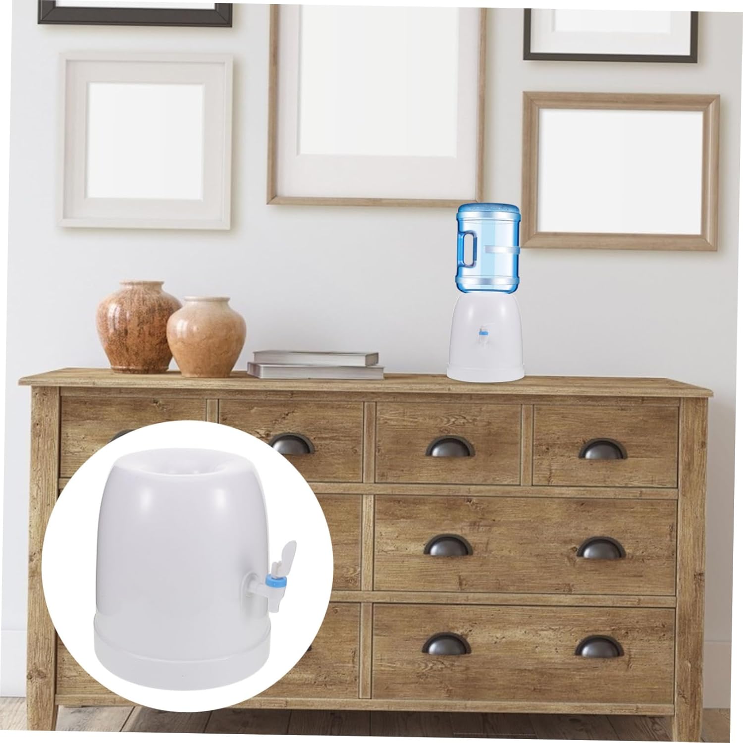 Mini Water Dispenser Office Water Dispenser for Makeup Small Bucket Handle