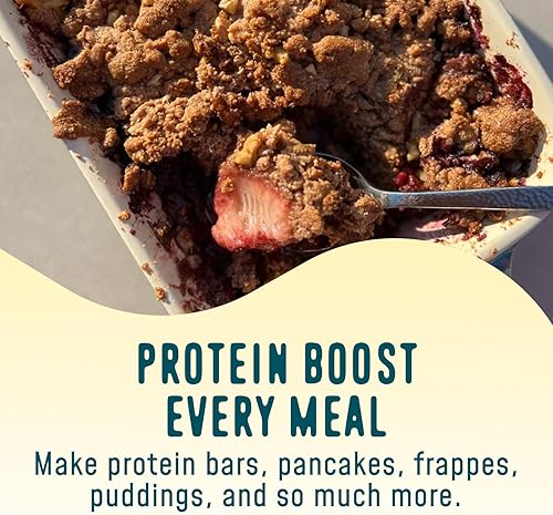 Miniatura 6 de FlavCity Batido de proteína de vainilla proteína de suero en polvo proteína en polvo sin gluten batido de azúcar añadido proteína de colágeno en