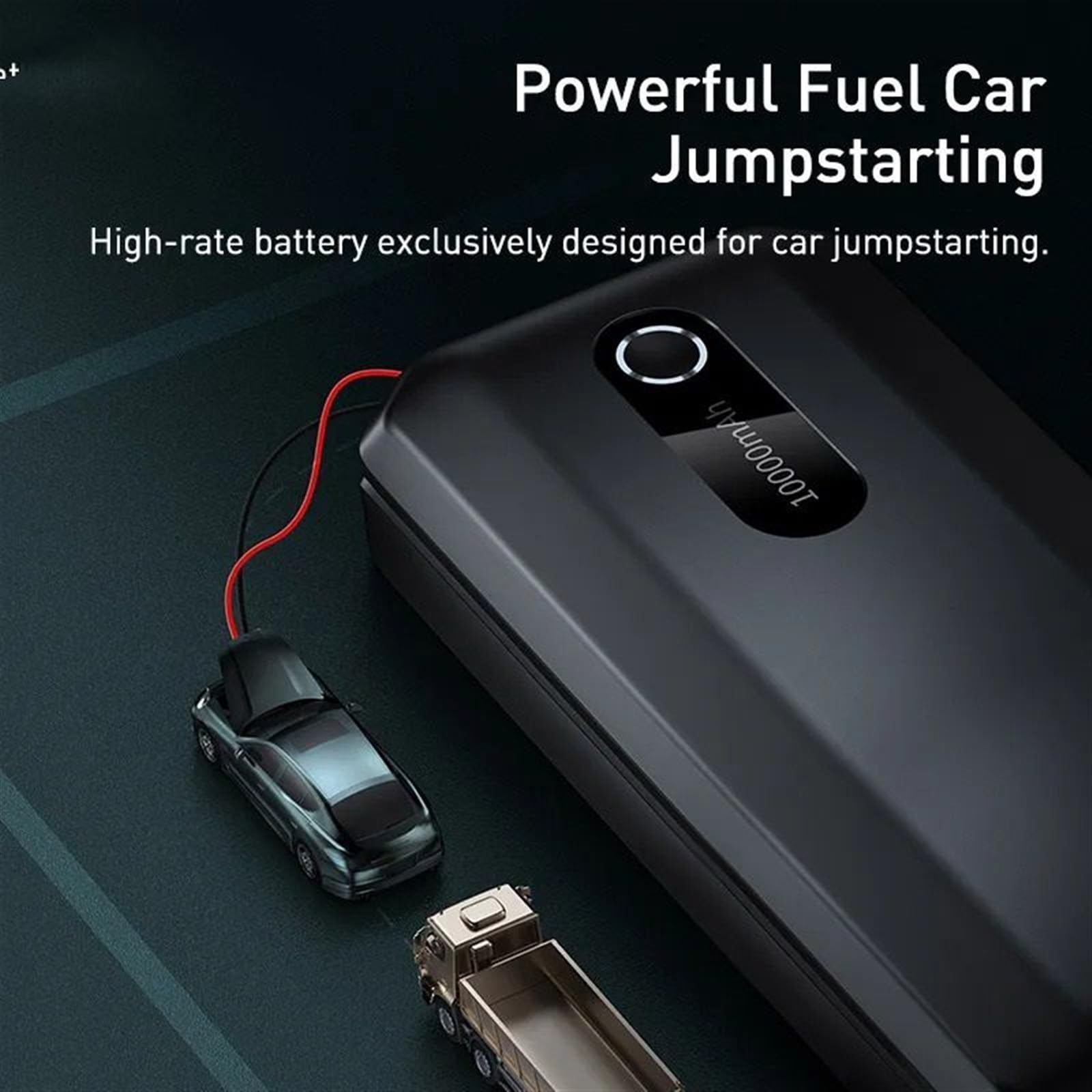 Powerbank rozruchowy 12V Booster do rozruchu samochodu 20000mAh 10000mAh Akumulator Szybka ładowarka Urządzenie do automatycznego rozruchu Powerbank(10000mAh 1000A)