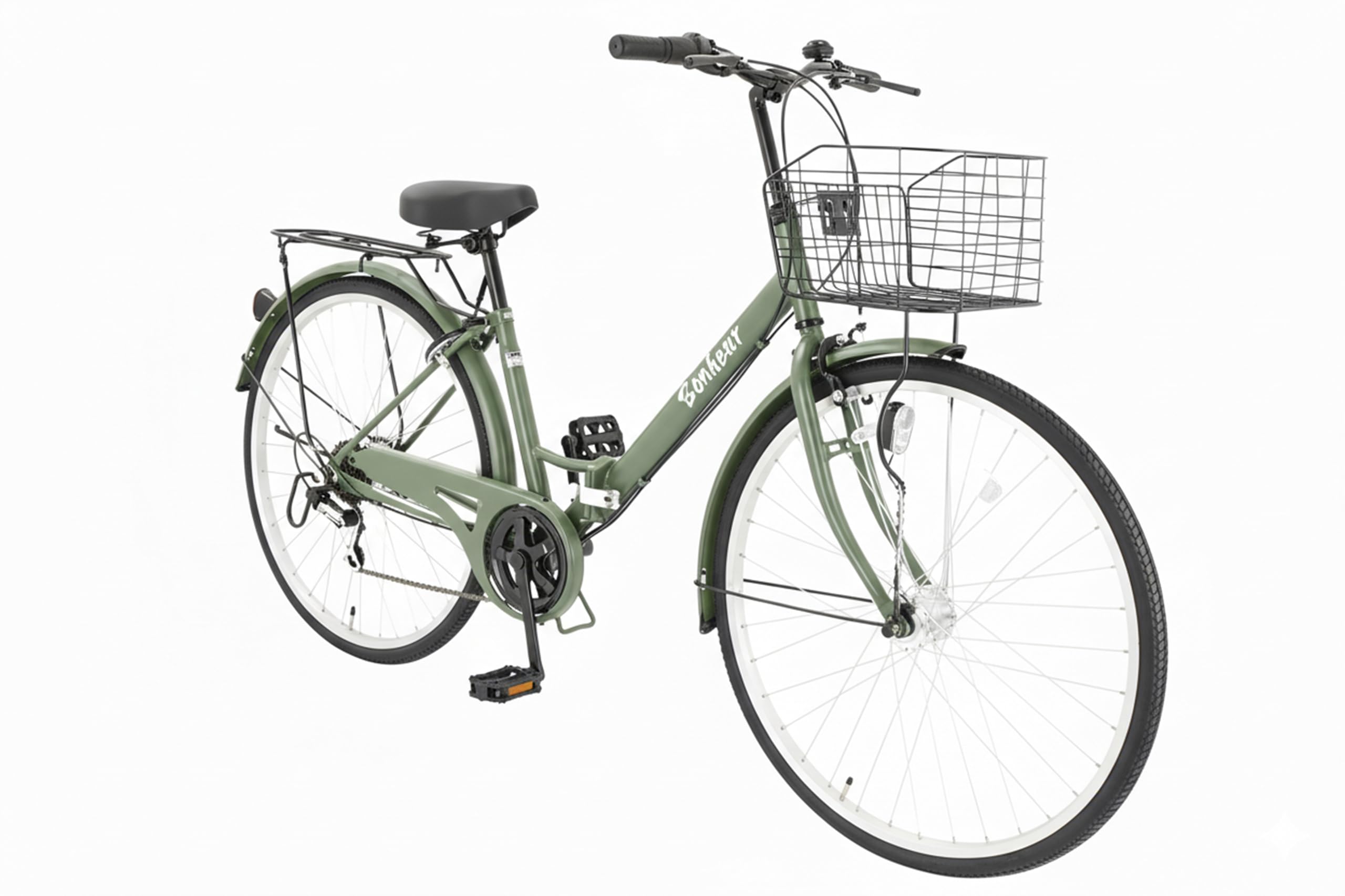 Amazon | 自転車 26インチ 折りたたみ ママチャリ シティサイクル 