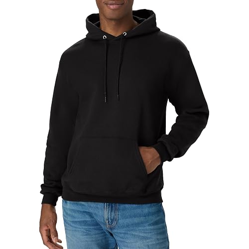 Hanes Men's Hoodie - EcoSmart Fleece Hooded Sweatshirt for Men & Women - Midweight Fleece - Big & Tall Available