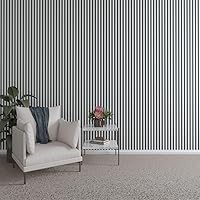 Vista 67 de Ekena Millwork Kit de panel de pared de listones de madera ajustables de 47 pulgadas de alto x 3/8 pulgadas de alto, con listones de 2 pulgadas