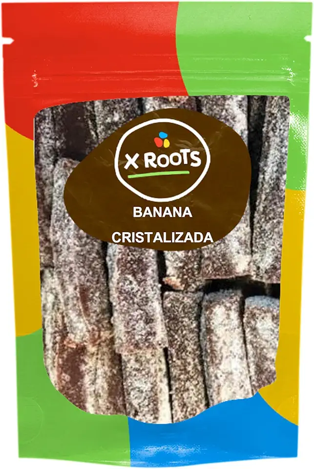 Doce de Banana Cristalizado Saboroso 500gr - X Roots
