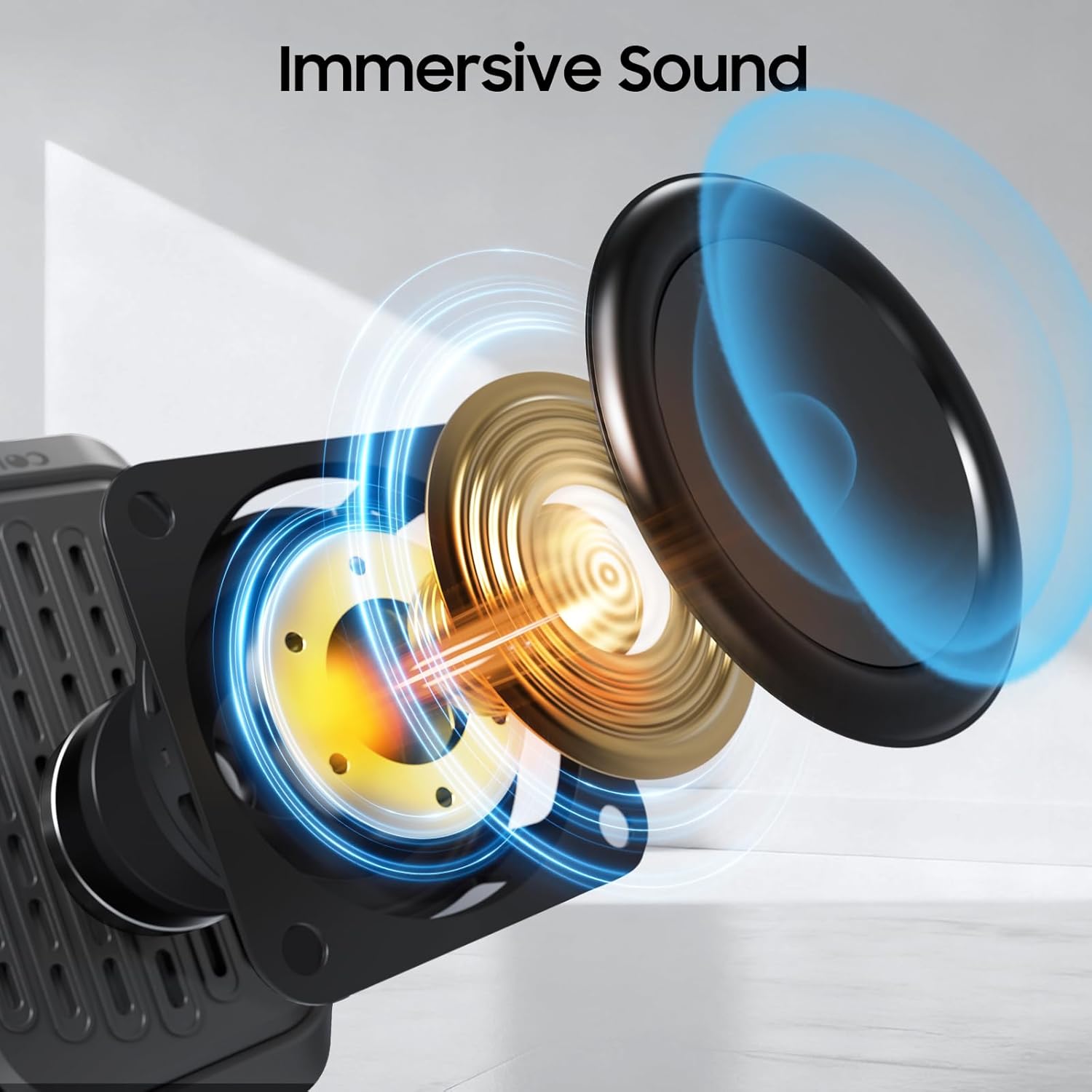 comiso Wearable Bluetooth Speakers, Clip-On Portable Mini Bluetooth Speaker with Built-in Mic for Hands-Free Music and Calls, Waterproof Up to 10 Hours Playtime, Small Wearable Clip On (Non-Magnetic) - Image 2