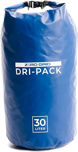 Vista 11 de Zero Grid Bolsa seca impermeable – La bolsa de secado flotante se mantiene seca tamaños de 10L/20L/30L/40L para mochileros, kayak, canotaje, Tiger