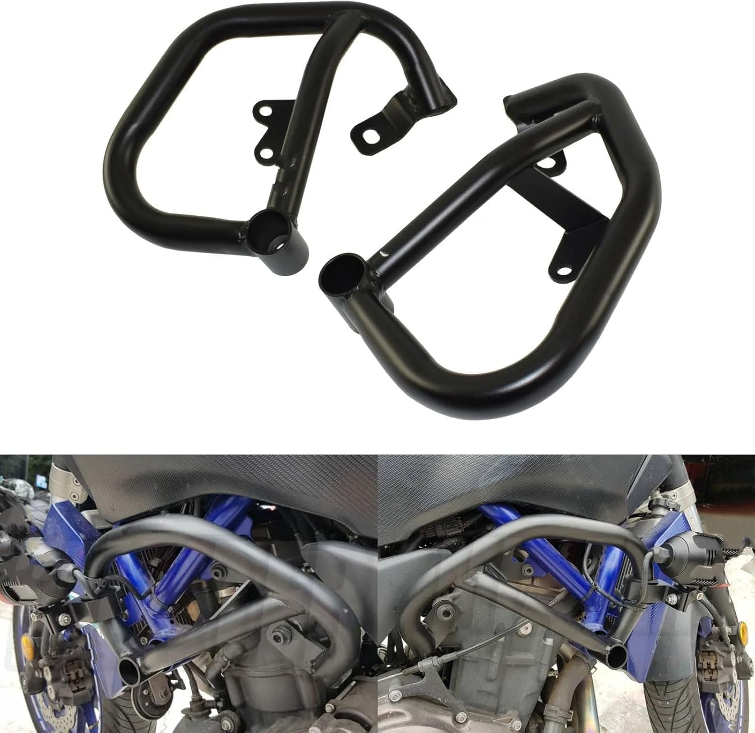 Barre protezione moto Barra di protezione per moto da autostrada per FZ07 per MT-07 2014 2015 2016 2017 2018 2019 2020 per paramotore