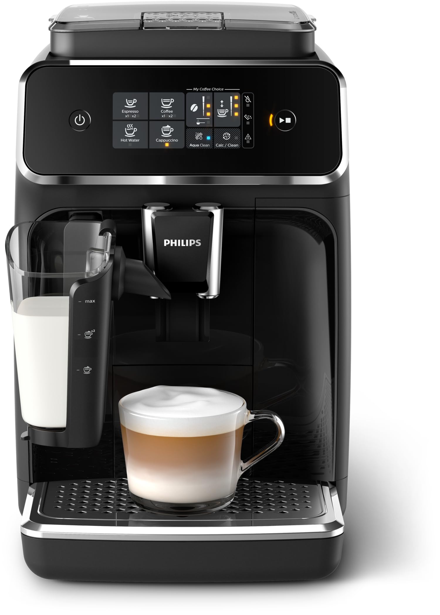 Philips Série 2200-3, broyeur expresso, écran tactile, carafe LatteGo