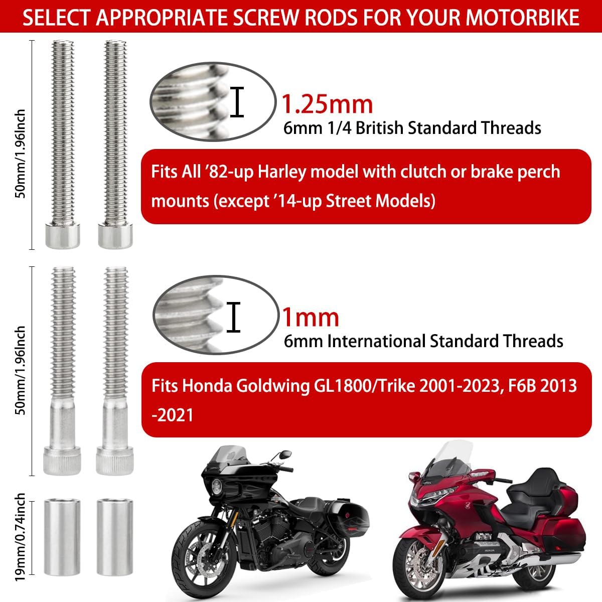 Goldwing GL1800 Motorcycle Handlebar Cup Holder Water Bottle Drink Holder Compatible with Honda Gold Wing GL 1800 Trike 2001-2021 F6B 2013-2021,for Harley 82-up Models(B-Black H-4.1inch)