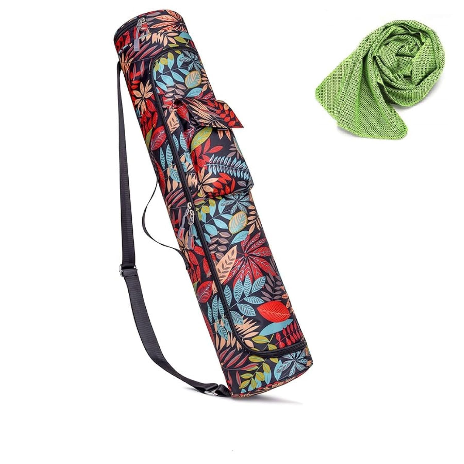 Benting Yoga Mat Bag for Women & Men,Travel Yoga Gym Bag,Full-Zip Yoga Mat Carrier Bag for Class workout Park with Pockets and Adjustable Strap