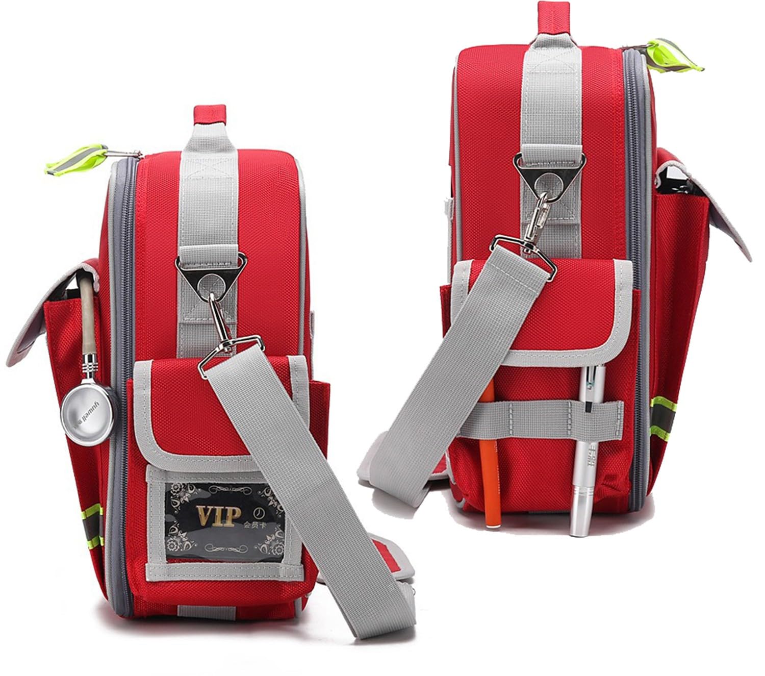 Borsa Di Emergenza Vuota, Zaino Infermiere Domiciliare, Borsa Medica Con Manico E Tracolla, Borsa Per Forniture Mediche Per Assistenza Domiciliare, Escursioni All'aperto