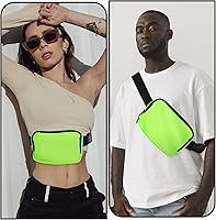 Vista 68 de Riñonera, bolsa para cinturón, correa ajustable ajustable de 40 pulgadas, para mujeres y hombres Beige