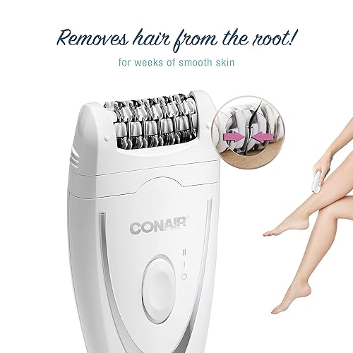 Miniatura 3 de Conair Depiladora de cuerpo completo y depilación para mujeres, inalámbricarecargable, perfecta para todo el cuerpo