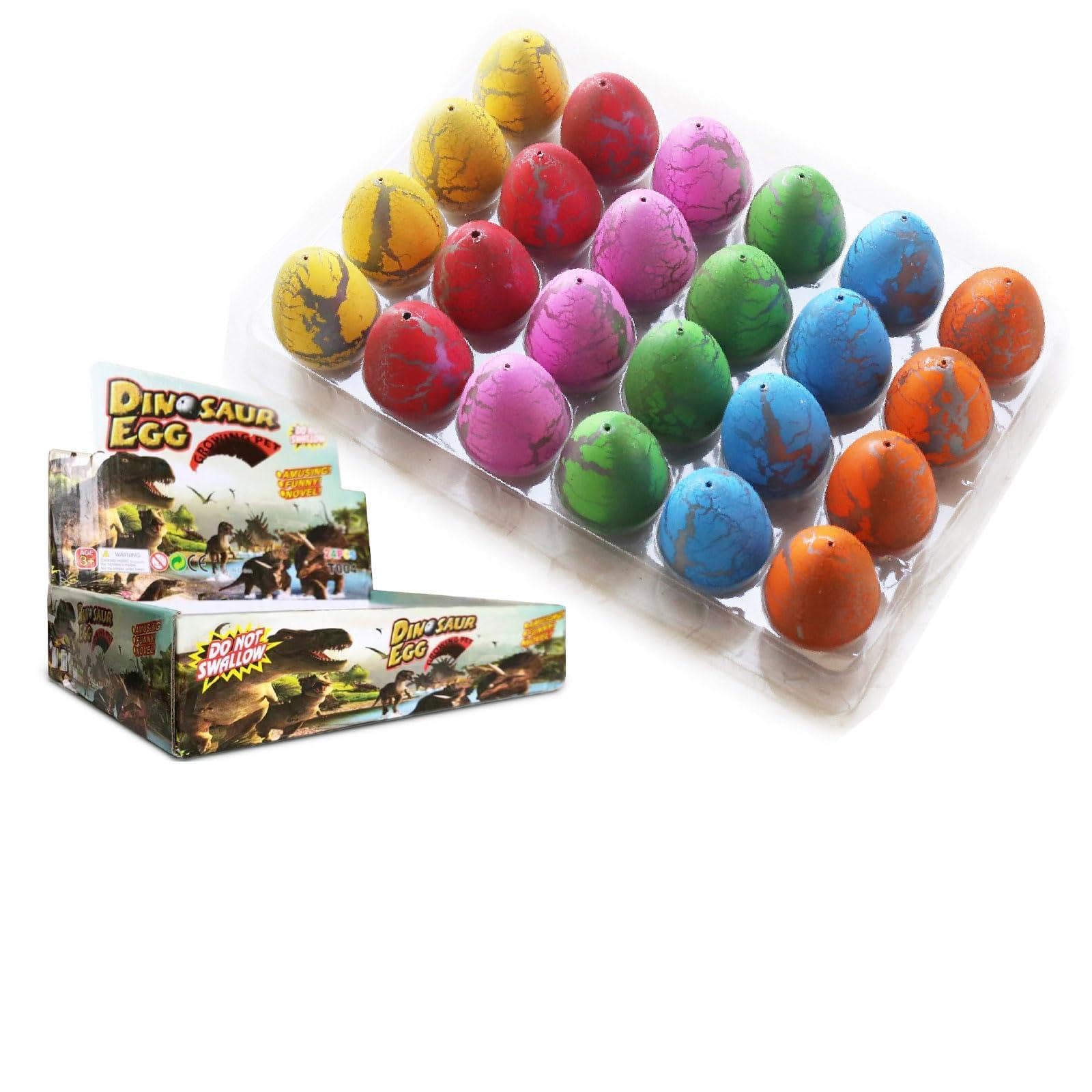 Amazon.com: 24pcs Large Size Dinosaur Egg Hatching Dino Egg Grow