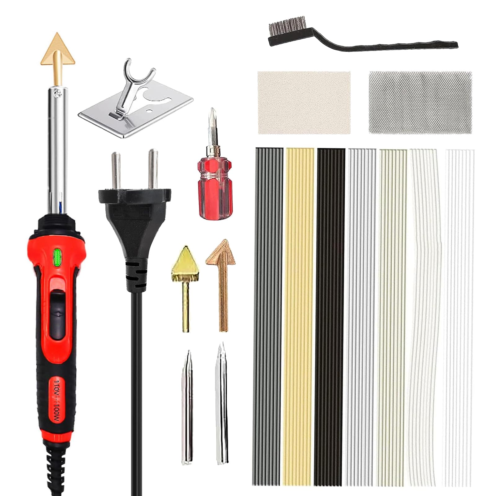 100W Soldador De Plastico, Soldadura De Plástico Kit LCD