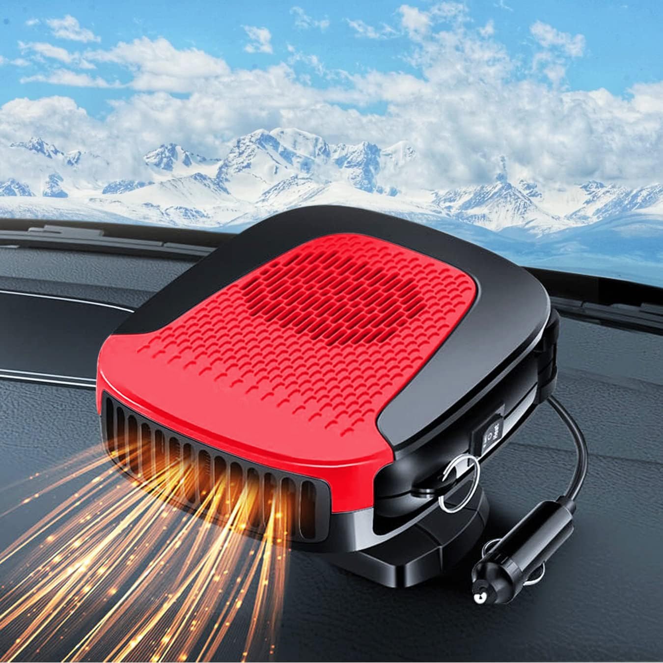 Car Heater 12V Portable Car Heater That Plugs Into Cigarette Lighter 150W Windshield Heater