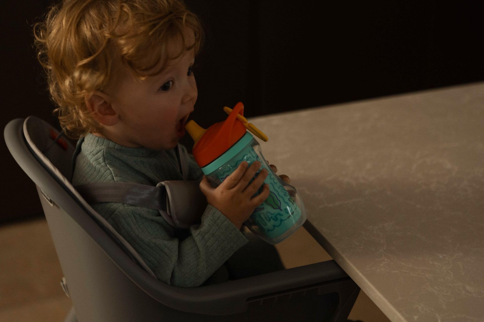 Nuby Insulated Sipper Cup - Toddler Beaker with Removeable Valve, Birds, 270ml - Image 4
