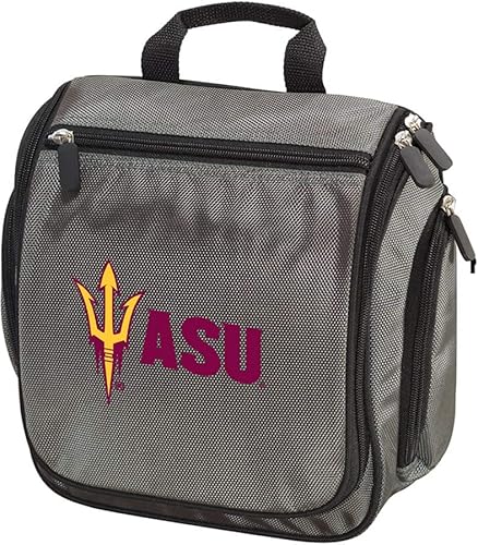 Bolsa de aseo ASU o kit de afeitado de la Universidad Estatal de Arizona Bolsa de viaje colgante, Gris