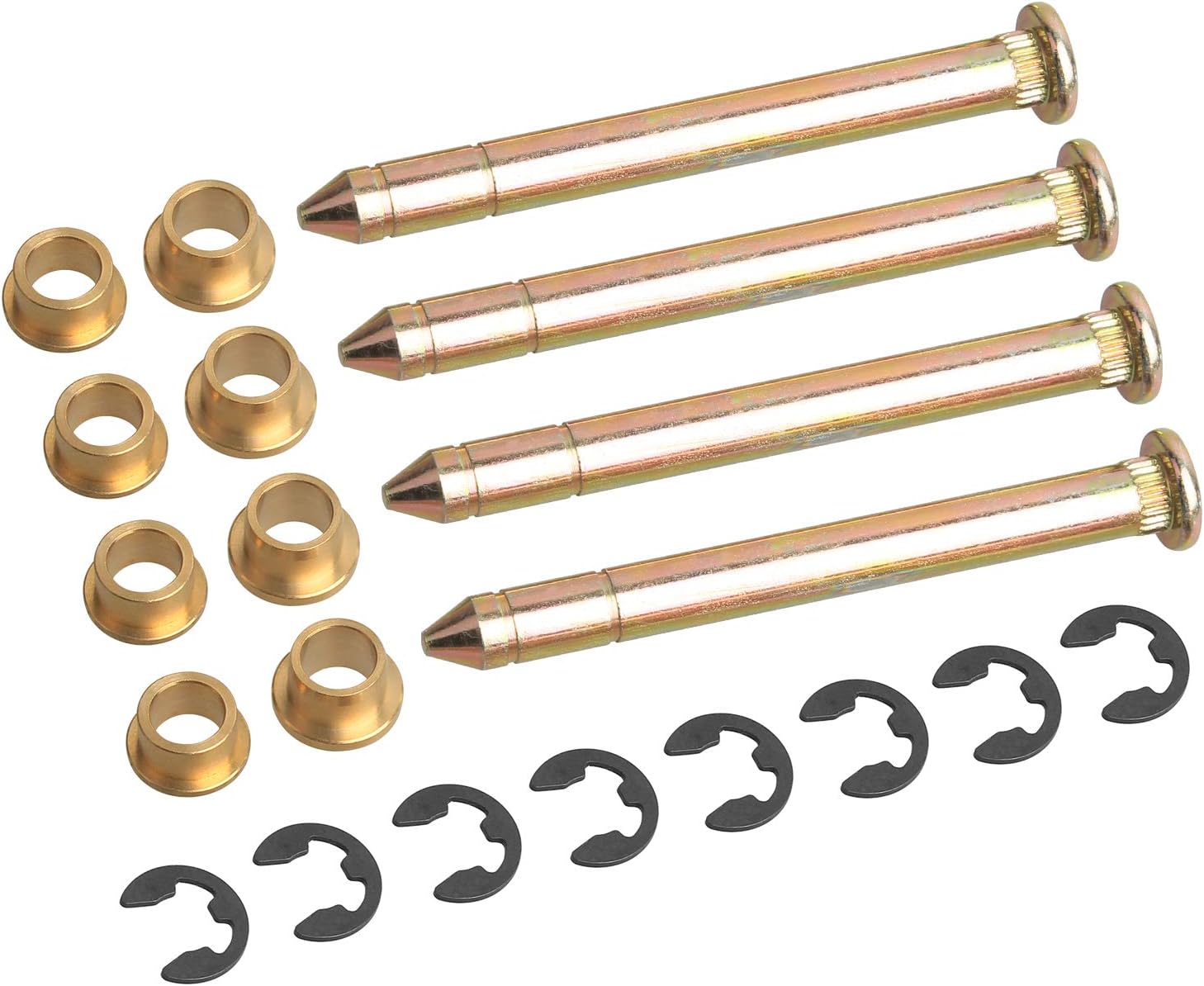 Door Hinge Pins Bushings Kit Replacement Compatible with Ford F150 F250 F350 Bronco