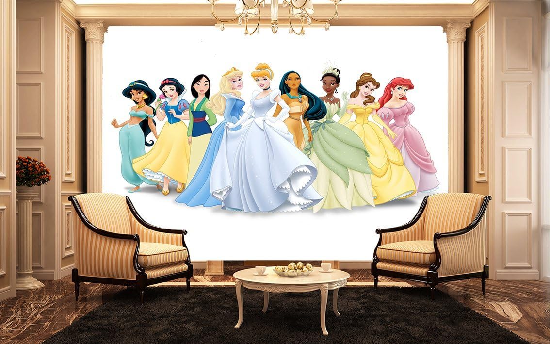 Disney Princess Wall Mural , Kids Wall Murals Amazon.co.uk DIY & Tools