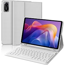 Keyboard Case for Xiaomi Redmi Pad 2 11 Inch 2025 & Redmi Pad SE 11 Inch 2023 Case with Keypad, Detachable Wireless Key Board Cover with Pen Slot for Mi Pad2 11 2025 Tablet, Long Battery Life, Grey