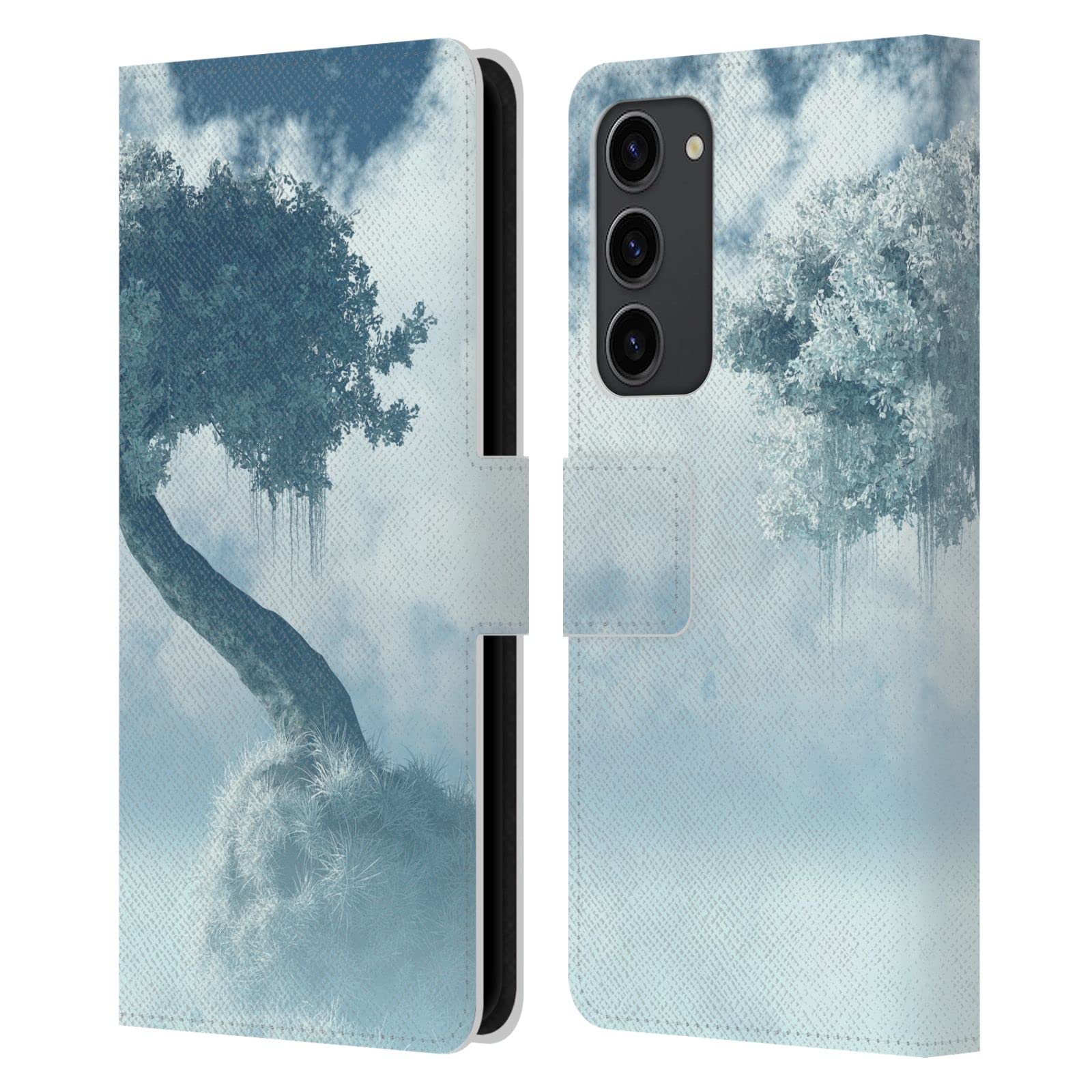 Carcasa de cuero Samsung S23+ 5G tipo libro Winter Tree 7