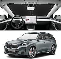 Vista 101 de Parasol de parabrisas de ajuste personalizado para Nissan Titan 2017-2024, bloquea los rayos UV y el calor, parasol de ventana delantera, fácil