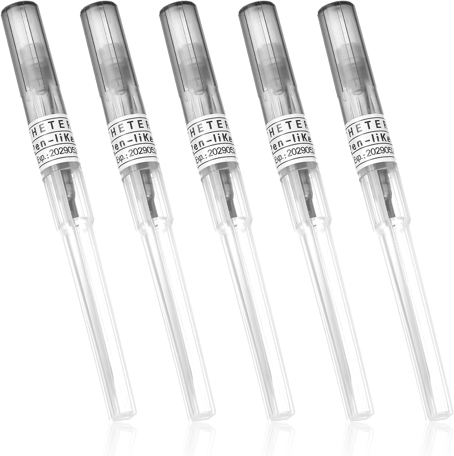 Piercing needle, 5pcs Ear Piercing Kit Needle 16g Labret Insertion Tool Stainless Steel Tattoo Tools for Tongue Cartilage Belly Eyebrow