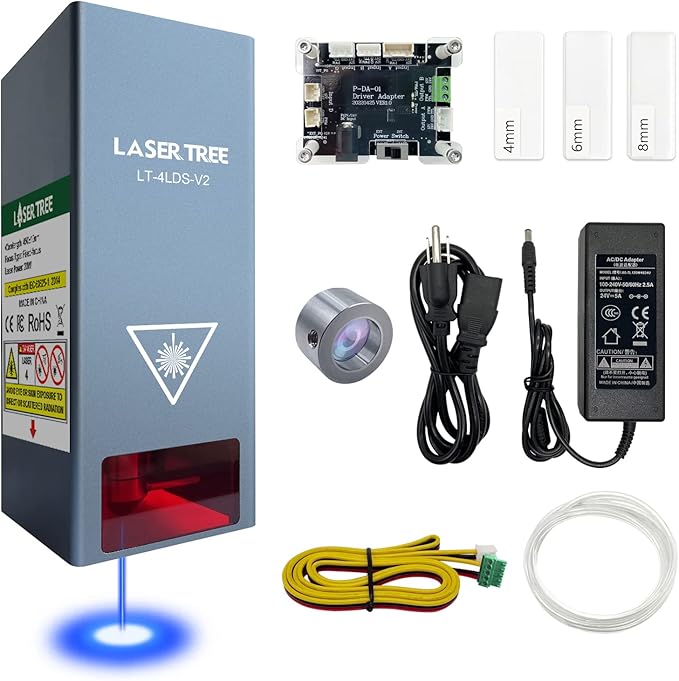 Laser Engraver Module, LASER TREE 20W Optical Power Laser Module w/Air