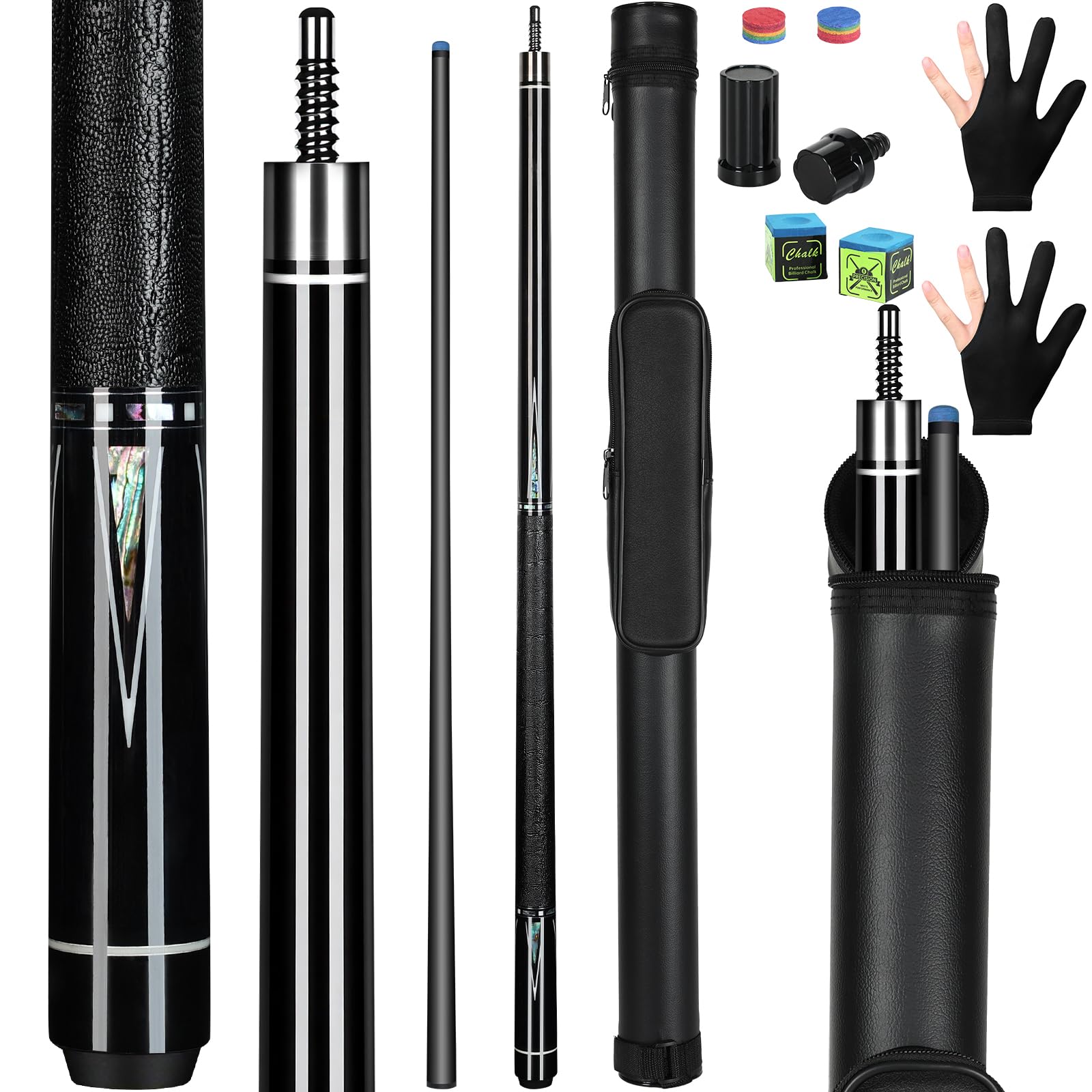 Amazon.com : SYNCSHOT Carbon Fiber Pool Cue Stick 58