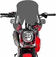アドベンチャーウインドシールド ライトスモーク CT125ハンターカブ用 ZETA ジータ アドベンチャー ウインドシールド ラージスクリーン