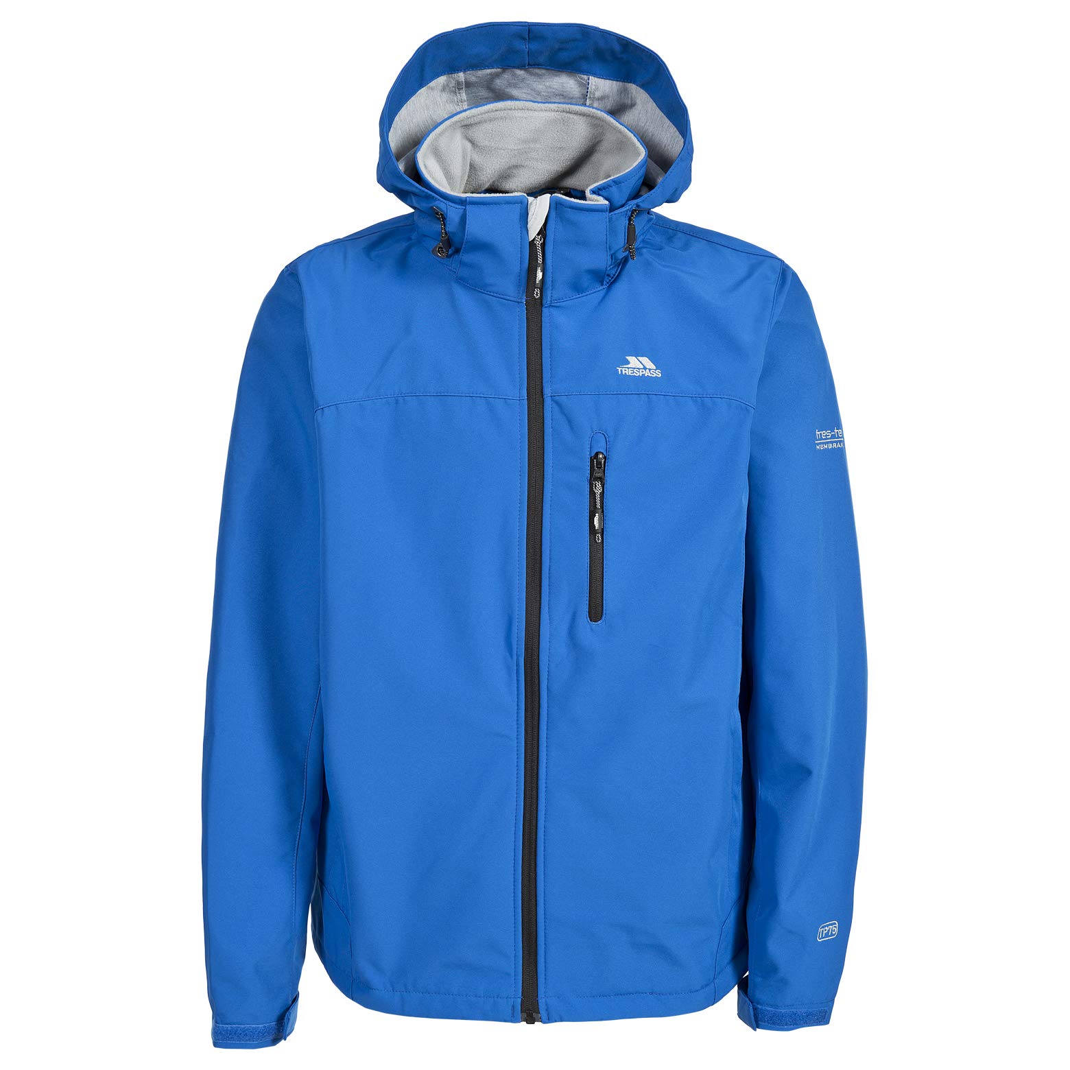 Trespass Men Stanford Waterproof Softshell Jacket With Hood - Electric Blue, 2X-Small