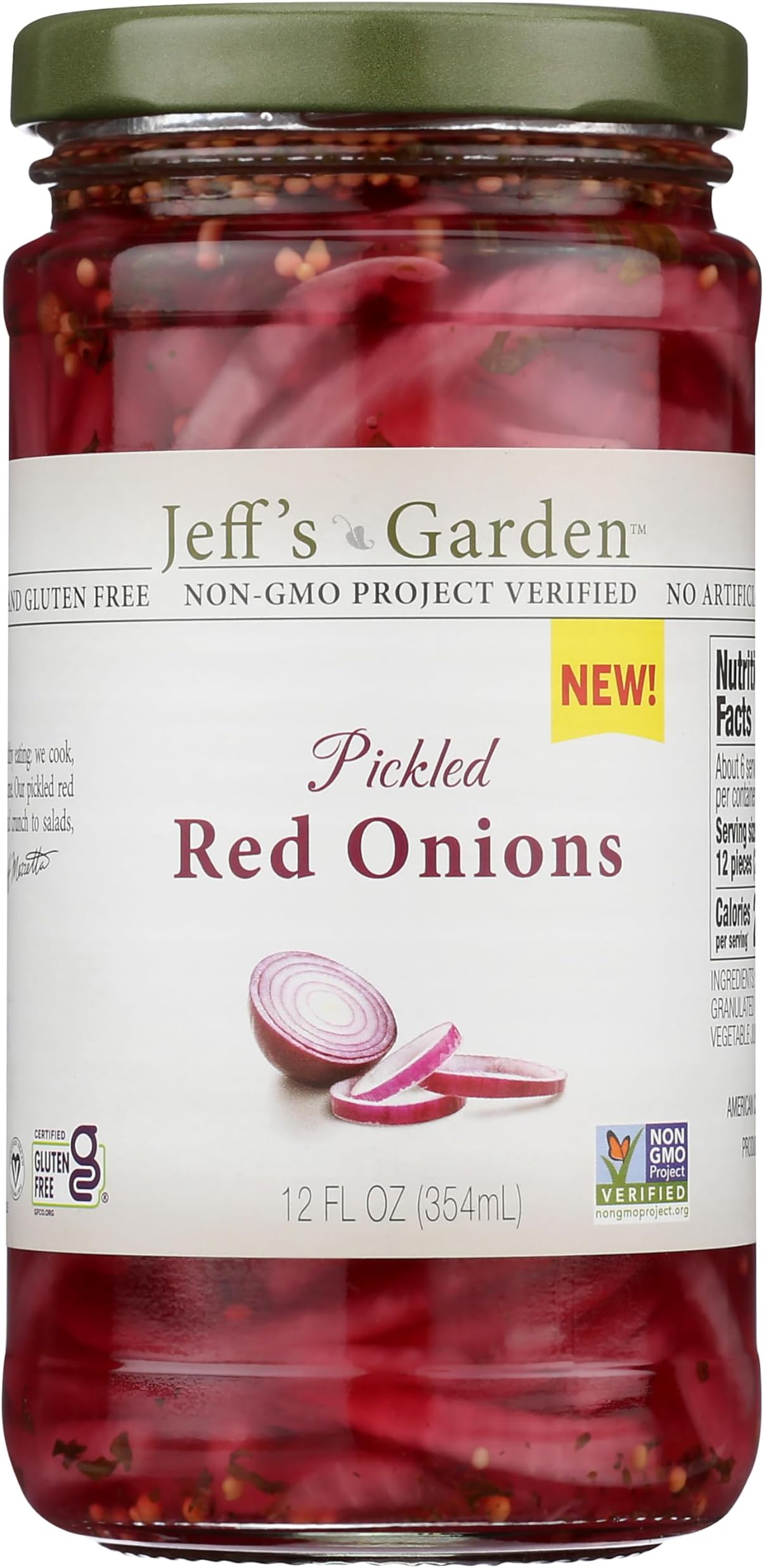 Onions Red Pickled, 12 Fl Oz