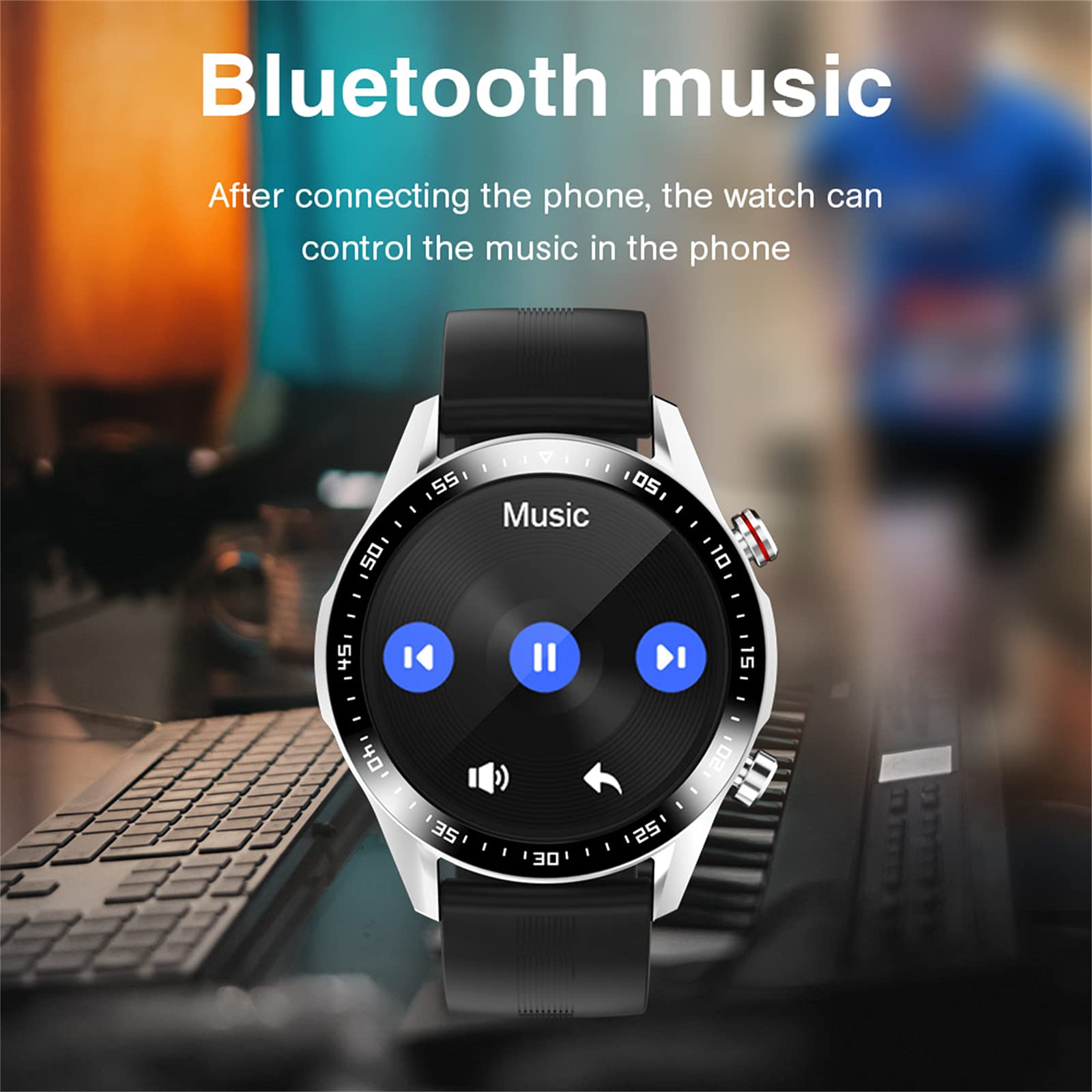 Smart Watch Men Bluetooth Call Full Touch Screen Impermeabile Smartwatch Sport Fitness Tracker