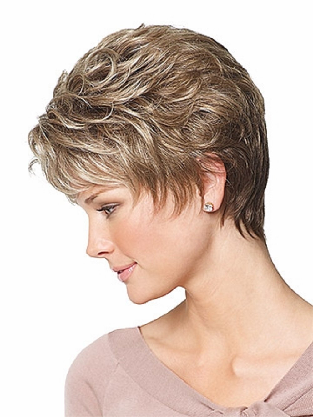 Eva Gabor Acclaim Short Layered Petite Size Comfort Cap Wig, Sugared Charcoal by Hairuwear