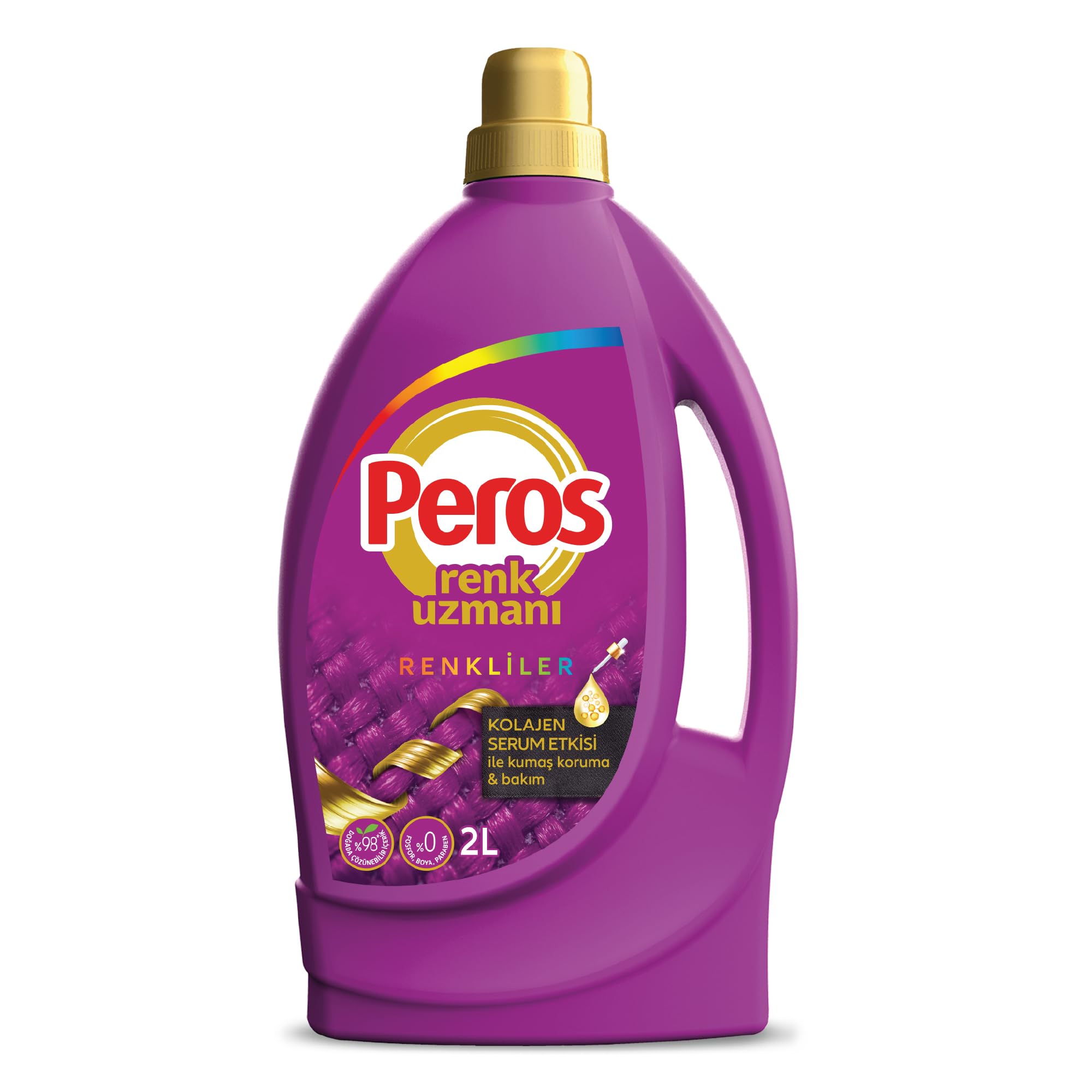 Peros Renk Uzmanı Renkliler Sıvı Bakım Deterajını 2000 ml